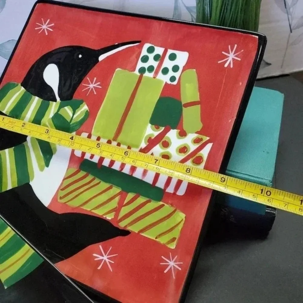 Certified International Cool Penguins Holiday Plates - Picture 7 of 8